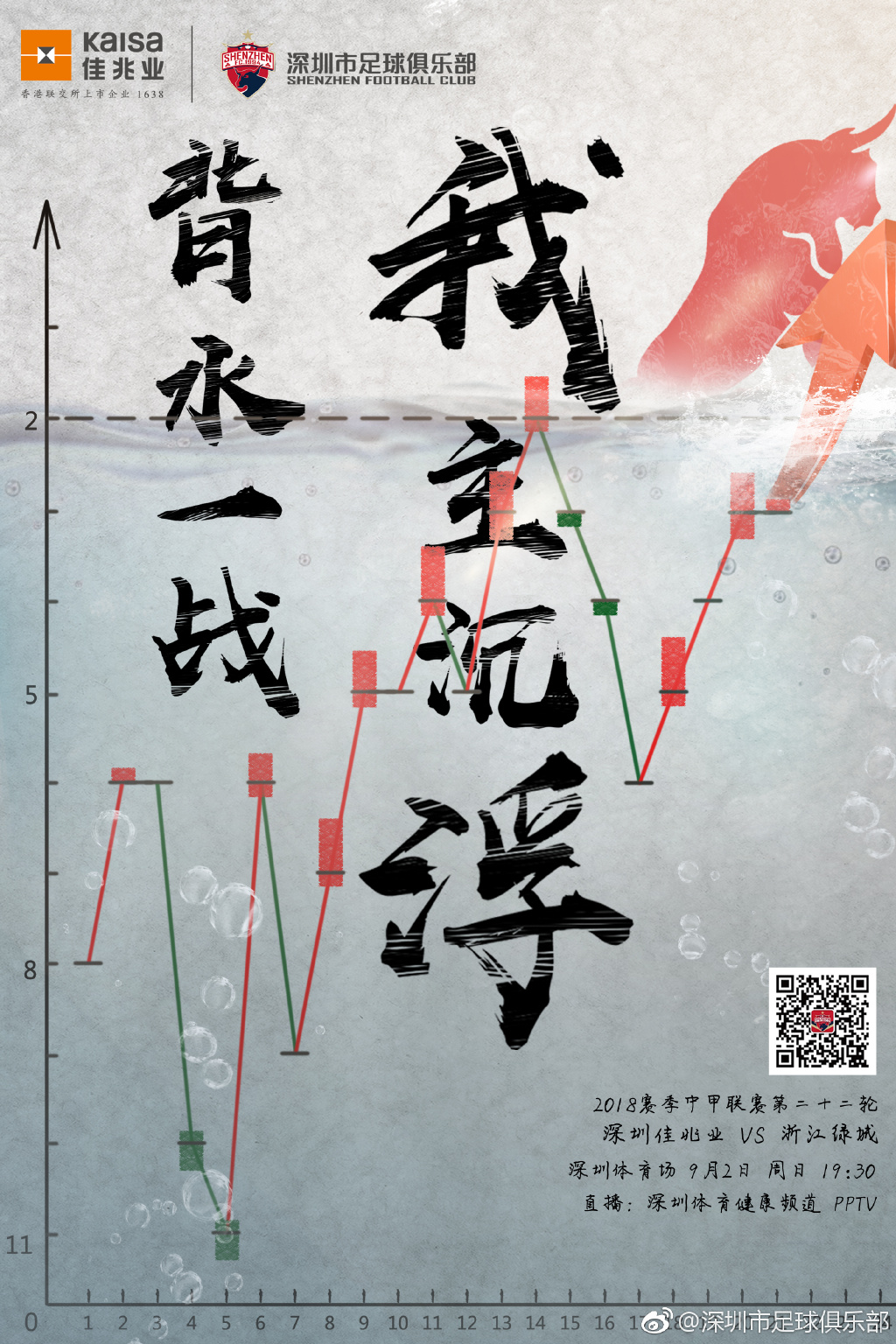 2018中甲第22轮浙江绿城海报插图3